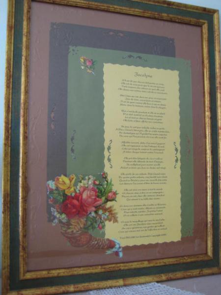 Encadrement d'un po�me